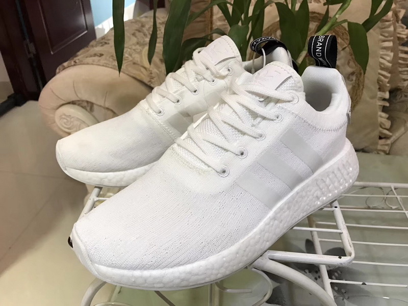 Autnentic Adidas NMD R2 Boost Pure White